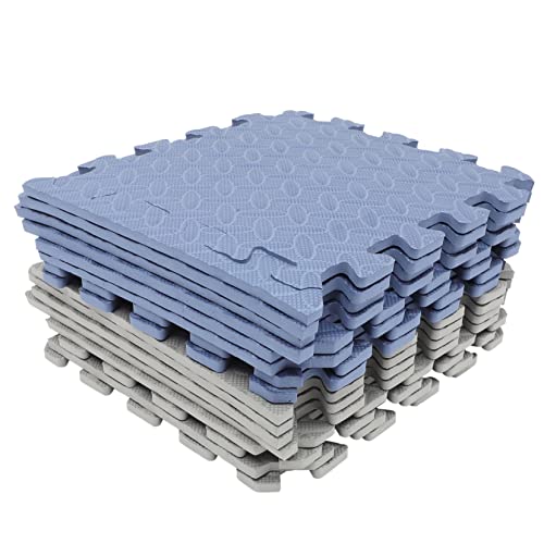 Vaguelly 16Stücke Teiliges Puzzle Matte Schadstofffreie Farbenfrohe Spielmatte Für Krabbelmatte Für Zuhause Schlafzimmer Und Spielzimmer Weiche von Vaguelly