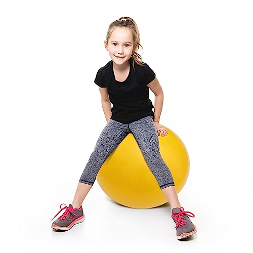 Vaguelly 17-Zoll-PVC-Ball Springender Hüpfball Mit Griff Aufblasbarer Hüpfball Für Kinder Kinderübungsball Sportspielzubehör von Vaguelly