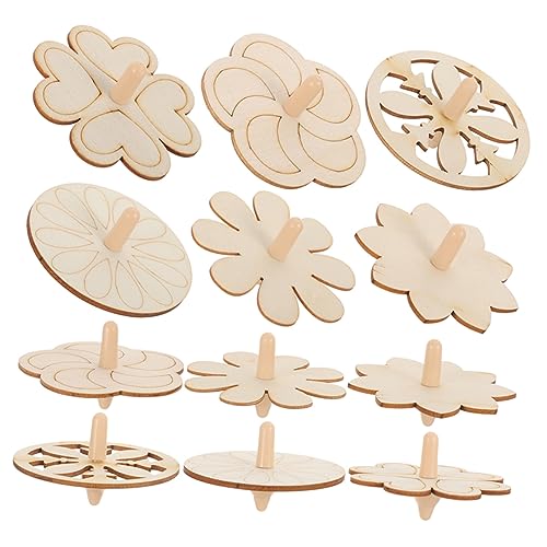 Vaguelly 18 Stück Holz Gyroskop Teiliges zum Basteln und Bemalen Unfertige Holzspielzeuge für Kreative DIY Materialien Fördert Handwerkliche Fähigkeiten und Koordination für Kindergarten Vaguelly 18 Stück Holz Gyroskop Teiliges zum Basteln und Bemalen Unfertige Holzspielzeuge für Kreative DIY Materialien Fördert Handwerkliche Fähigkeiten und Koordination für Kindergarten von Vaguelly