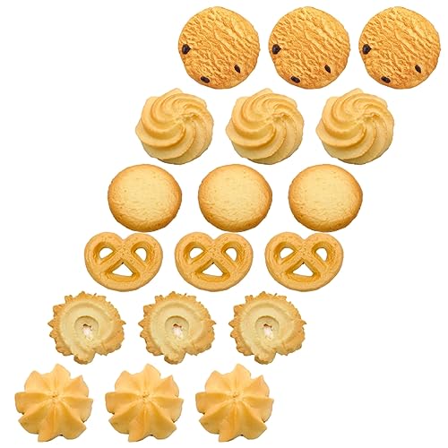 Vaguelly 18 Stück Künstliche Kekse Modell Realistische Lebensmittel Dekoration für Fotografie für Küche Dessert Shop und Festlichkeiten Vaguelly 18 Stück Künstliche Kekse Modell Realistische Lebensmittel Dekoration für Fotografie für Küche Dessert Shop und Festlichkeiten von Vaguelly