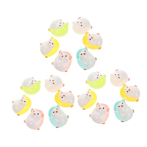 Vaguelly 18 Stück Mini-Pinguin-Puppe Pinguin Pinguin-Kissen Pinguine Miniatur Pinguin- Pinguinfiguren Pinguin Figur Pinguin-anhänger Penguin -Dekorationen Plastik von Vaguelly