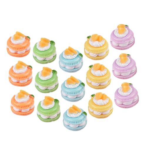 Vaguelly 18 Stück Simulation Eines Kleinen Kuchens Home Decore Künstliche Dessertdekoration Lebensechte Gefälschte Kuchen Gefälschter Kuchen Kuchen-Modell Kuchenmodelle Foto-Requisiten Harz von Vaguelly