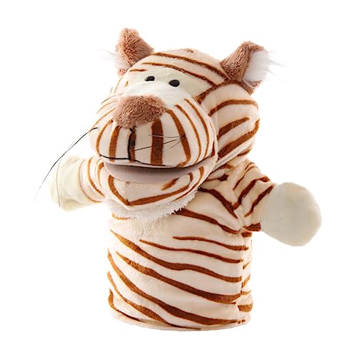 Vaguelly 1Pc Handpuppe Welpe Kleiner Hund Tier Interaktive Plüsch Eltern Pp Baumwolle von Vaguelly