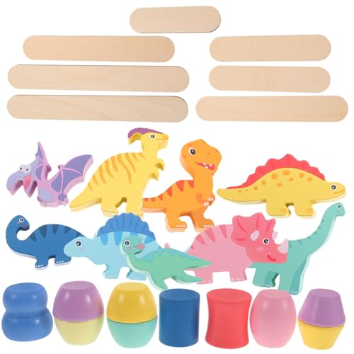 Vaguelly 1Satz Dinosaurier Holzspielzeug für Teiliges Balancespielzeug für Frühkindliche Bildung Fördert Hand Augen Koordination Motorik Sicheres Material Vaguelly 1Satz Dinosaurier Holzspielzeug für Teiliges Balancespielzeug für Frühkindliche Bildung Fördert Hand Augen Koordination Motorik Sicheres Material von Vaguelly