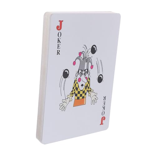 Vaguelly 1Satz Großes Spielkarten mit Großen Schriftzeichen Langlebig und Sicher Partys und Festivals für Freunde Hochwertiges Beschichtetes Vaguelly 1Satz Großes Spielkarten mit Großen Schriftzeichen Langlebig und Sicher Partys und Festivals für Freunde Hochwertiges Beschichtetes von Vaguelly
