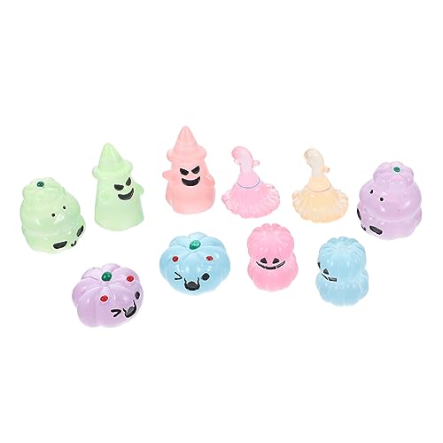 Vaguelly 1Satz Halloween Dekorationsset Teilig Leuchtende Harz Charms Für Mikro Landschaftsbau Kürbis Geist Besen Für DIY Und Partys Zufällige Farben Vaguelly 1Satz Halloween Dekorationsset Teilig Leuchtende Harz Charms Für Mikro Landschaftsbau Kürbis Geist Besen Für DIY Und Partys Zufällige Farben von Vaguelly