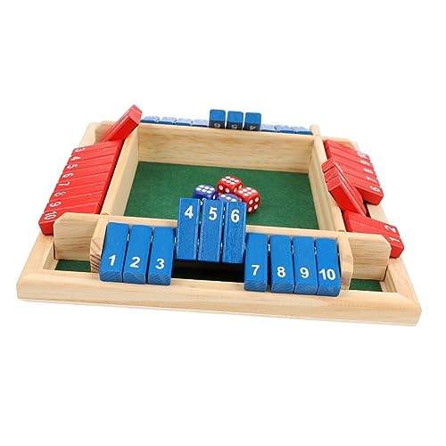Vaguelly 1Satz Holz Spielset Pädagogisches Brettspiel für Partys Interaktives Familienspiel Tragbar und rutschfest für Reisen und Gesellige Abende aus Robustem Holz Vaguelly 1Satz Holz Spielset Pädagogisches Brettspiel für Partys Interaktives Familienspiel Tragbar und rutschfest für Reisen und Gesellige Abende aus Robustem Holz von Vaguelly