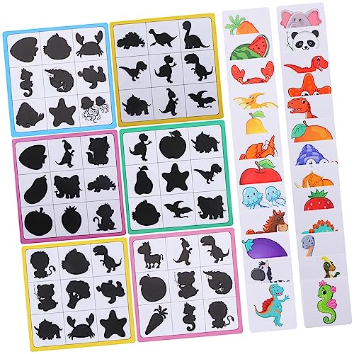 Vaguelly 1Satz Holzpuzzle für Kleinkinder von Cartoon Schatten Matching Frühes zur Kognitiven für Jahren Robust und Langlebig Fördert Vaguelly 1Satz Holzpuzzle für Kleinkinder von Cartoon Schatten Matching Frühes zur Kognitiven für Jahren Robust und Langlebig Fördert von Vaguelly