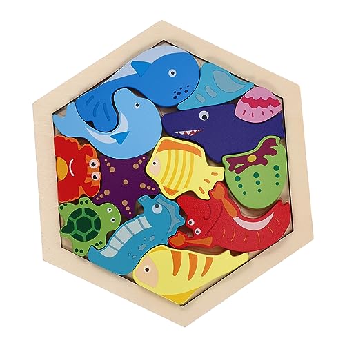 Vaguelly 1Satz Holzspielzeug Tierpuzzle Für Pädagogisches Lernspielzeug Für Kleinkinder Kreatives Tiererkennungsspielzeug Teiliges Holzpuzzle Mit Meeresbewohnern Vaguelly 1Satz Holzspielzeug Tierpuzzle Für Pädagogisches Lernspielzeug Für Kleinkinder Kreatives Tiererkennungsspielzeug Teiliges Holzpuzzle Mit Meeresbewohnern von Vaguelly