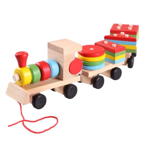 Vaguelly 1Satz Holzspielzeug für Teilige Zugspielzeug Lernspielzeug Farben und Formen Montessori für Frühkindliche Entwicklung Sicher Vaguelly 1Satz Holzspielzeug für Teilige Zugspielzeug Lernspielzeug Farben und Formen Montessori für Frühkindliche Entwicklung Sicher von Vaguelly