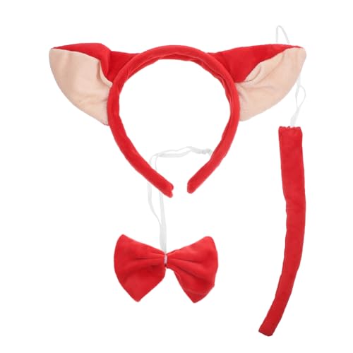 Vaguelly 1Satz Kostümset für Teiliges Fuchs Cosplay Zubehör mit Ohren und Haarreif Partyzubehör für Halloween Fasching und Bühnenaufführungen und Bequem Vaguelly 1Satz Kostümset für Teiliges Fuchs Cosplay Zubehör mit Ohren und Haarreif Partyzubehör für Halloween Fasching und Bühnenaufführungen und Bequem von Vaguelly