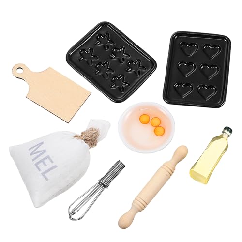 Vaguelly 1Satz Küchenzubehör Für Puppenhaus Teilig Realistische Backwerkzeuge Dekoration Anregend Für Fantasie Und Kreativität Langlebig Und Verarbeitet Vaguelly 1Satz Küchenzubehör Für Puppenhaus Teilig Realistische Backwerkzeuge Dekoration Anregend Für Fantasie Und Kreativität Langlebig Und Verarbeitet von Vaguelly
