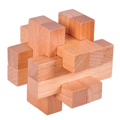 Vaguelly 1Satz Luban Lock Puzzle aus Holz Teiliges Denkspiel für Erwachsene und Fördert Geschicklichkeit Logisches und Eltern Interaktion für Stressfreies Vaguelly 1Satz Luban Lock Puzzle aus Holz Teiliges Denkspiel für Erwachsene und Fördert Geschicklichkeit Logisches und Eltern Interaktion für Stressfreies von Vaguelly
