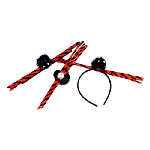 Vaguelly 1satz Halloween Slap Armbänder Mit Spider Design Teiliges Kostümzubehör Für Partys Und Halloween-feiern Slap Armband Brustnadel Und Haarreif von Vaguelly