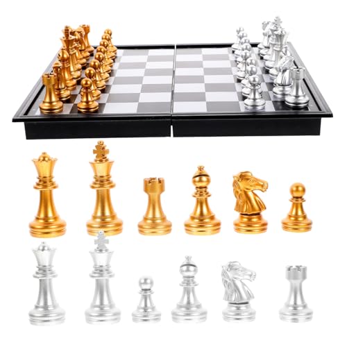 Vaguelly 1Satz Magnetisches Schachspiel Tragbares Faltbrett für Erwachsene Reise und Bildungsspielzeug Verbessert Gedächtnisfähigkeiten aus Hochwertigem Leicht Vaguelly 1Satz Magnetisches Schachspiel Tragbares Faltbrett für Erwachsene Reise und Bildungsspielzeug Verbessert Gedächtnisfähigkeiten aus Hochwertigem Leicht von Vaguelly
