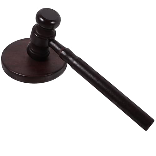 Vaguelly 1Satz Richterhammer Für Holzhammer Zitanfarbe Für Cosplay Gerichtsspiele Und Auktionen Für Jungen Und Ab Jahren von Vaguelly