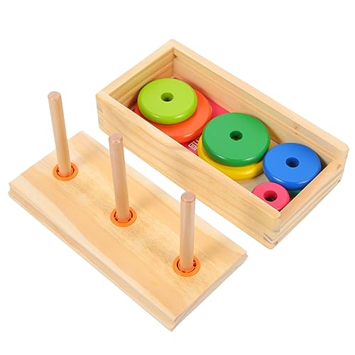 Vaguelly 1Satz Schöner Stapelbarer Ring Regenbogen Staplerspielzeug für Kleinkinder Interaktives Holzspielzeug Kognitiven Fähigkeiten Lagiges Design für Frühe Vaguelly 1Satz Schöner Stapelbarer Ring Regenbogen Staplerspielzeug für Kleinkinder Interaktives Holzspielzeug Kognitiven Fähigkeiten Lagiges Design für Frühe von Vaguelly
