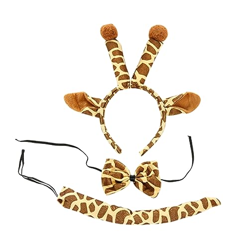 Vaguelly 1Satz Teiliges Giraffenkostüm Für Stirnband Und Fliege Tierkostüm Für Halloween Karneval Und Mottopartys Giraffenkopfbedeckung Für Jungen Vaguelly 1Satz Teiliges Giraffenkostüm Für Stirnband Und Fliege Tierkostüm Für Halloween Karneval Und Mottopartys Giraffenkopfbedeckung Für Jungen von Vaguelly
