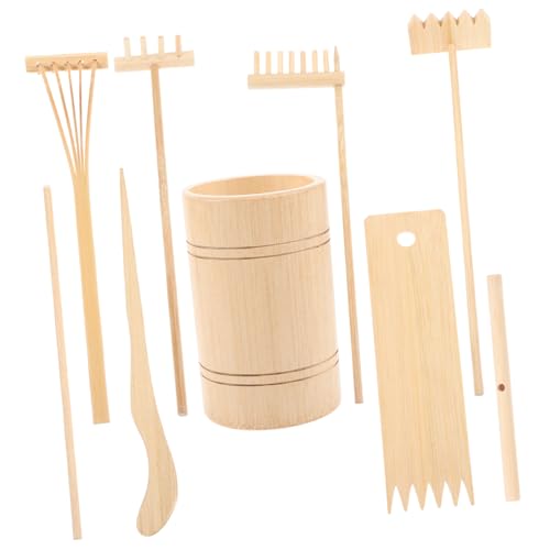 Vaguelly 1Satz Zen Garten Rechen Set Teiliges Sandwerkzeug für Kreative Gestaltung Langlebig und Robust für Sandkästen und Garten Dekoration Perfektes Vaguelly 1Satz Zen Garten Rechen Set Teiliges Sandwerkzeug für Kreative Gestaltung Langlebig und Robust für Sandkästen und Garten Dekoration Perfektes von Vaguelly
