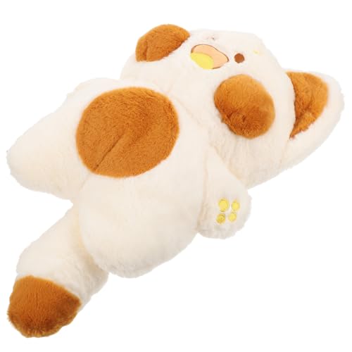 Vaguelly 1Stk Doodle Katze Plüschmännchen Koala Plüschtier Niedliche Sache Känguru- Dinosaurier- Puppen kinderpuppe einzigartige Puppe Modepuppe PP Baumwolle Orange von Vaguelly