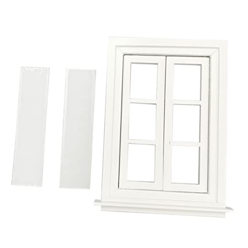 Vaguelly Mini Fenster Und Tür Modelle Handwerk Fenster Modell Ob11 Weiß Material Puppe Möbel Set Vaguelly Mini Fenster Und Tür Modelle Handwerk Fenster Modell Ob11 Weiß Material Puppe Möbel Set von Vaguelly