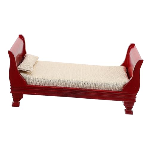 Vaguelly 1Stk Möbelmodell holzspielzeug holzdeko Miniaturbett puppenstubenmöbel Miniaturmöbel Einzelbett aus Holz Mini-Einzelbett Mini-Ornament Mini Möbel Mini- Einzelbett hölzern rot Vaguelly 1Stk Möbelmodell holzspielzeug holzdeko Miniaturbett puppenstubenmöbel Miniaturmöbel Einzelbett aus Holz Mini-Einzelbett Mini-Ornament Mini Möbel Mini- Einzelbett hölzern rot von Vaguelly