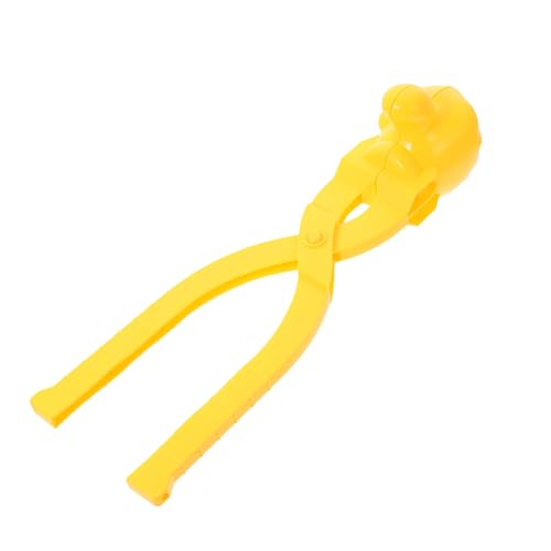 Vaguelly 1Stk Schneeball-Clip Schneekegelhersteller künstlicher Schnee Enten-Schneeball-Hersteller schneeballmaschinen schneeballzange winterliches Winterspielzeug Plastik Yellow Vaguelly 1Stk Schneeball-Clip Schneekegelhersteller künstlicher Schnee Enten-Schneeball-Hersteller schneeballmaschinen schneeballzange winterliches Winterspielzeug Plastik Yellow von Vaguelly