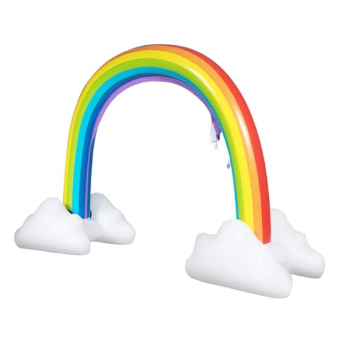 Vaguelly 1Stk Sprinklerbogen Outdoor draußen gartenspielzeuge strandspielzeug Wasserrad Pools aufblasbares Outdoor-Gaming- PVC Colorful Vaguelly 1Stk Sprinklerbogen Outdoor draußen gartenspielzeuge strandspielzeug Wasserrad Pools aufblasbares Outdoor-Gaming- PVC Colorful von Vaguelly