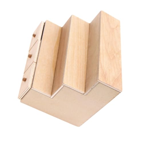 Vaguelly 1Stk Vitrinenmodell für kinderspielzeug Tischdekoration süßigkeit Box Dollhouse Furniture Mini Süßigkeitenschrank Miniatur-Süßigkeitenschrank-Modell hölzern von Vaguelly