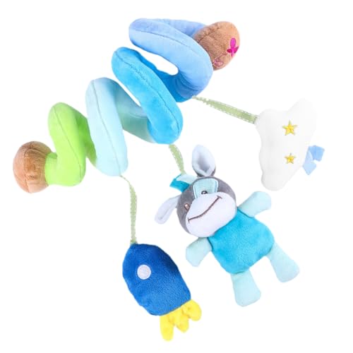 Vaguelly 1Stück Multifunktionales Kinderwagen Spiralspielzeug Mit Weichem Plüschkörper Farbenfrohes Design Für Junge Mädchen Für Autositz Und Kinderbett Fördert Entdeckergeist Und Spielspaß von Vaguelly