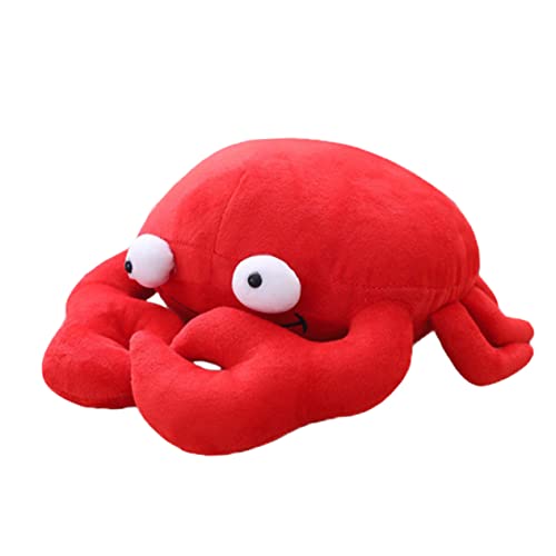 Vaguelly Krabbenkissen Gefülltes Krabbenspielzeug 30 cm Pp-Baumwolle Sicheres Material Dekoratives Spielzeug Für Zuhause Und Auto von Vaguelly