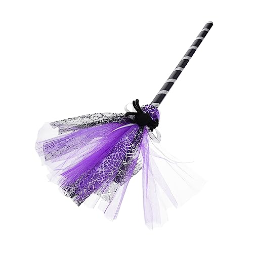 Vaguelly 1stk Zauberer Besen Halloween-Tasse Halloween-kostüme Für Halloween-Besen-Dekoration Gruselige Halloween-Dekorationen Mini-Besen, Rotes Seil Hexen Besenstiel Plastik Violett Vaguelly 1stk Zauberer Besen Halloween-Tasse Halloween-kostüme Für Halloween-Besen-Dekoration Gruselige Halloween-Dekorationen Mini-Besen, Rotes Seil Hexen Besenstiel Plastik Violett von Vaguelly