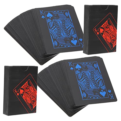 Vaguelly 2 Boxen Spielkarneval 2-Spieler-Spiele für Party Pokerspielzeug Spiel für Jetons aufbwahrungs-Box vorratsboxen Poker Cards Gry planszowe Karte Brettspiele nach Hause Plastik von Vaguelly