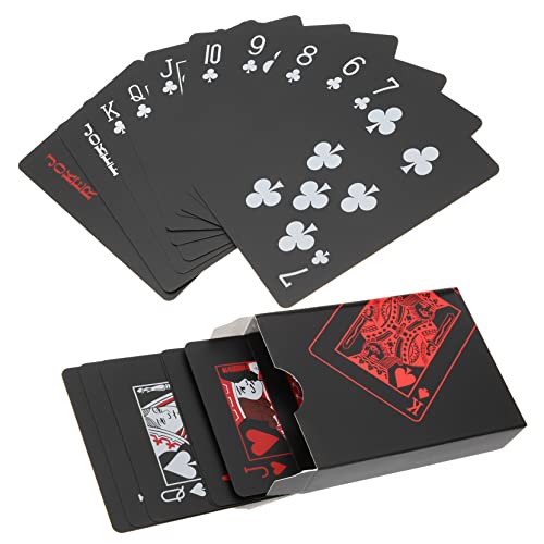 Vaguelly 2 Kisten Brettspiele- Karte Poker unterhaltungsspiele familienspiele Board Game spielwaren Dekoration Party für Spiel 2-Spieler-Spiele für Plastik von Vaguelly