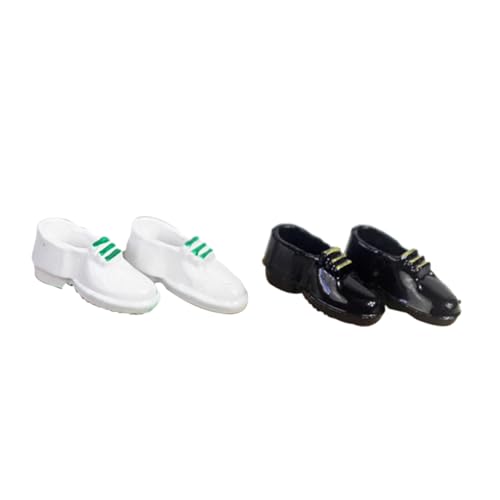 Vaguelly 2paare Miniatur Puppenschuhe Handgefertigte Mini Schuhe Für Puppen Als Zubehör Für Puppenhäuser Und Kreative Spielideen Vaguelly 2paare Miniatur Puppenschuhe Handgefertigte Mini Schuhe Für Puppen Als Zubehör Für Puppenhäuser Und Kreative Spielideen von Vaguelly