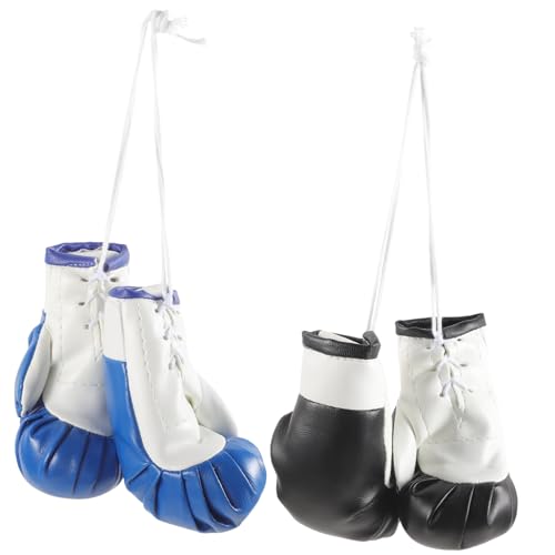 Vaguelly 2 Paare Boxhandschuh Anhänger Handschuhe Fitnessstudio Mini Stanzen Zubehör Boxen Männer Schlüssel Mit Trainieren Autodekorationen, Ornamente Box-anhänger Boxparty-dekorationen Pvc Vaguelly 2 Paare Boxhandschuh Anhänger Handschuhe Fitnessstudio Mini Stanzen Zubehör Boxen Männer Schlüssel Mit Trainieren Autodekorationen, Ornamente Box-anhänger Boxparty-dekorationen Pvc von Vaguelly