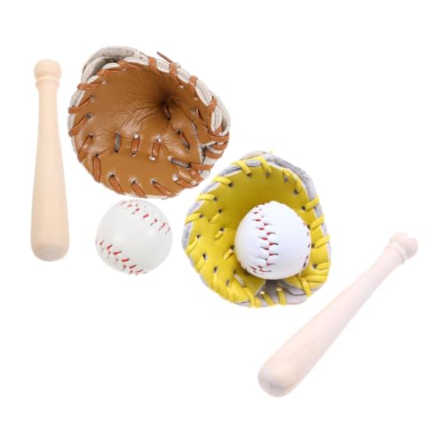Vaguelly 2 Sätze Baseball und Softball Modelle für Puppenhaus Zubehör und Sporttraining im Freien Detailreiche Sportdekorationen für Kinderzimmer und Themenpartys Vaguelly 2 Sätze Baseball und Softball Modelle für Puppenhaus Zubehör und Sporttraining im Freien Detailreiche Sportdekorationen für Kinderzimmer und Themenpartys von Vaguelly