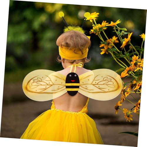 Vaguelly 2 Sätze Bienen Kostüm mit Flügeln und Haarreif Leichtes Cosplay Zubehör für Fasching Karneval Halloween und Bühnenauftritte Bequem und Einfach Anzuziehen Vaguelly 2 Sätze Bienen Kostüm mit Flügeln und Haarreif Leichtes Cosplay Zubehör für Fasching Karneval Halloween und Bühnenauftritte Bequem und Einfach Anzuziehen von Vaguelly