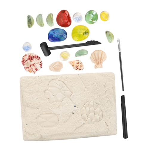 Vaguelly 2 Sätze Denkspiel Kreatives Edelsteinexemplar Grabungsset Für Kinderspielzeug Kind Gräbt Kid DIY Graben Archäologisches Für Weiß Abs von Vaguelly