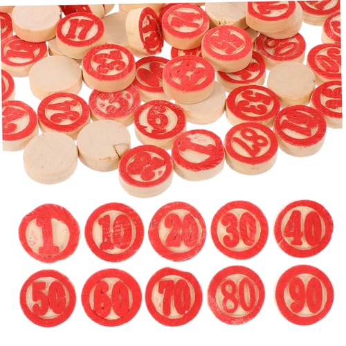 Vaguelly 2 Sätze Ersatzspielsteine für Schach und Bingo aus Holz mit Nummern für Brettspiele Langlebig und Tragbar Fördert Denkfähigkeiten und Spielspaß Vaguelly 2 Sätze Ersatzspielsteine für Schach und Bingo aus Holz mit Nummern für Brettspiele Langlebig und Tragbar Fördert Denkfähigkeiten und Spielspaß von Vaguelly