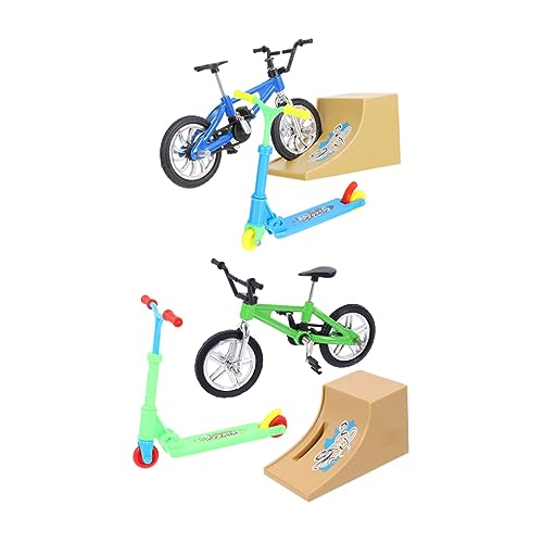 Vaguelly Sportspielzeug Fingerbike-Roller Spielzeug Fingerskateboard-rampen-Sets Training von Vaguelly