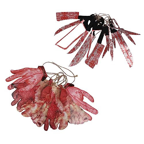 Vaguelly 2 Sätze Halloween-String-Flaggen Halloween- blutig Wettbewerb Party im Freien Halloween küche Halloween dekoartikel Outdoor gruselfilm Blutbanner schreckliches Banner Hanfseil Vaguelly 2 Sätze Halloween-String-Flaggen Halloween- blutig Wettbewerb Party im Freien Halloween küche Halloween dekoartikel Outdoor gruselfilm Blutbanner schreckliches Banner Hanfseil von Vaguelly