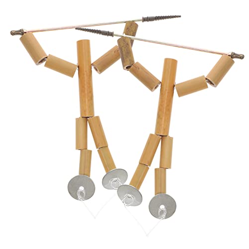 Vaguelly 2 Sätze Kampfspielzeug für kinderspielzeug Langlebiges Toys Stickgarnhalter Dampfgarer für die Küche lustiges Tischspiel Party-Sammelspiele Bambus von Vaguelly