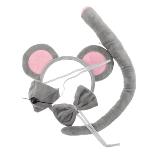 Vaguelly 2 Sätze Maus Kostüm Set Niedliche Mäuseohren Haarbänder mit und Schleife Weiche Realistische Tierkopfbedeckung für Halloween Party Cosplay Tierparty Zubehör Vaguelly 2 Sätze Maus Kostüm Set Niedliche Mäuseohren Haarbänder mit und Schleife Weiche Realistische Tierkopfbedeckung für Halloween Party Cosplay Tierparty Zubehör von Vaguelly