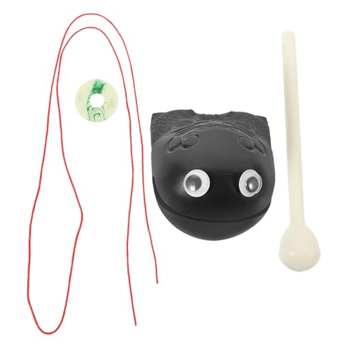 Vaguelly 2 Sätze Percussion-Musikspielzeug musikinstrumente Musical Instruments yogagurte Percussion- Bürospielzeug Entspannendes Perkussionsspielzeug für das Büro Plastik Black von Vaguelly