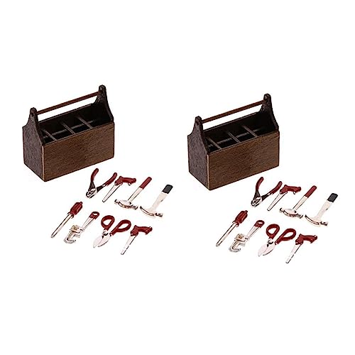 Vaguelly 2 Sätze Puppenhaus-werkzeugkasten Miniaturen Mini-Familien-Toolbox-schmuck Mini-szenen-Matching-Modell Mini-House-szenendekor Mini- -Toolbox-Modell Mini House Decor Holz Brown Vaguelly 2 Sätze Puppenhaus-werkzeugkasten Miniaturen Mini-Familien-Toolbox-schmuck Mini-szenen-Matching-Modell Mini-House-szenendekor Mini- -Toolbox-Modell Mini House Decor Holz Brown von Vaguelly