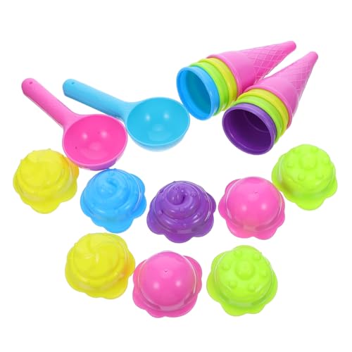 Vaguelly 2 Sätze Sandspielzeug Eiscreme Eistüten Sandformen aus Lebensmittelechtem Kunststoff Vielseitige Strand Sandkastenspielzeuge für Drinnen und Draußen Sicher für Kleinkinder Vaguelly 2 Sätze Sandspielzeug Eiscreme Eistüten Sandformen aus Lebensmittelechtem Kunststoff Vielseitige Strand Sandkastenspielzeuge für Drinnen und Draußen Sicher für Kleinkinder von Vaguelly