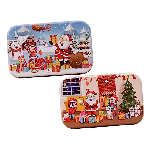 Vaguelly 2 Sätze Weihnachtspuzzle für Teiliges Holzspielzeug DIY für Kreativität und Lernspiel Fördert Praktische Fähigkeiten und Eltern Junge Mädchen Interaktion Vaguelly 2 Sätze Weihnachtspuzzle für Teiliges Holzspielzeug DIY für Kreativität und Lernspiel Fördert Praktische Fähigkeiten und Eltern Junge Mädchen Interaktion von Vaguelly