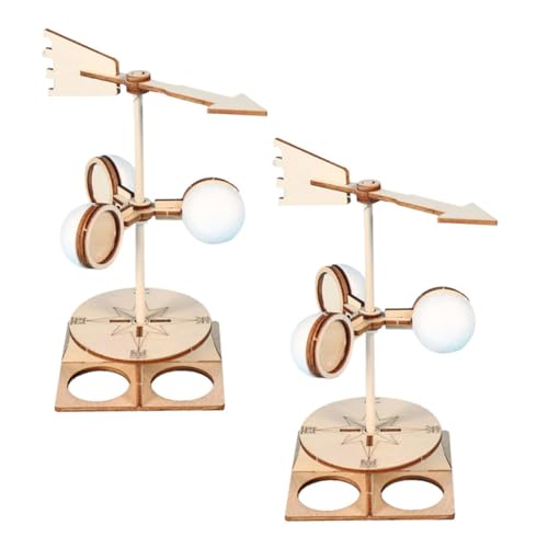 Vaguelly 2 Sätze Wetterfahne kinderspielzeug für Children Toys spielzeuge für Kinderexperimente zum Zusammenbauen aus Holz hölzern Vaguelly 2 Sätze Wetterfahne kinderspielzeug für Children Toys spielzeuge für Kinderexperimente zum Zusammenbauen aus Holz hölzern von Vaguelly