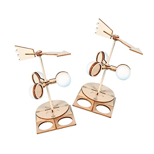 Vaguelly Kinderspielzeug Aus Holz Zum Zusammenbauen Holzhandwerk Lernspielzeug Für Kinder Windfahnen-Spielzeug Wissenschaftsbausatz von Vaguelly
